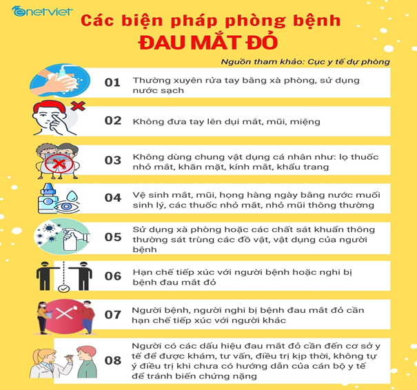 Tuyên truyền về bệnh đau mắt đỏ