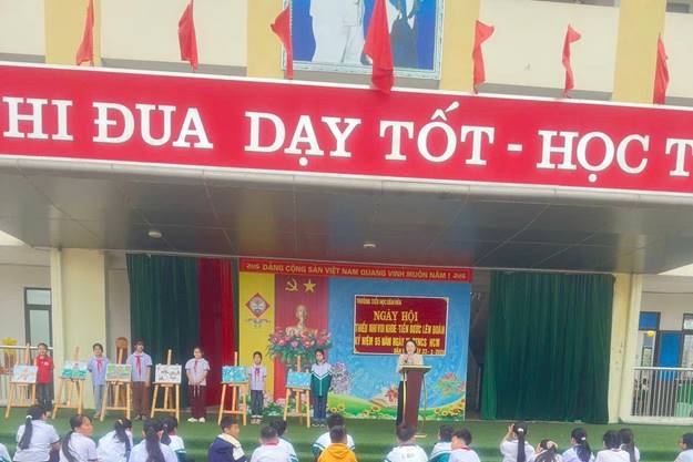 TỔ CHỨC NGÀY HỘI THIẾU NHI VUI KHỎE TIẾN BƯỚC LÊN ĐOÀN